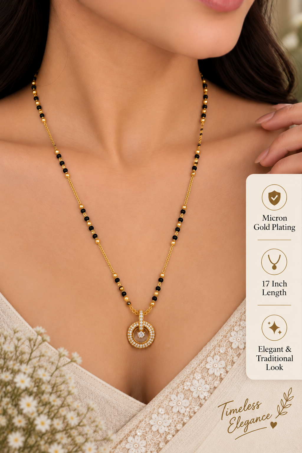 Mohini Daily Wear Mangalsutra | Fynsia