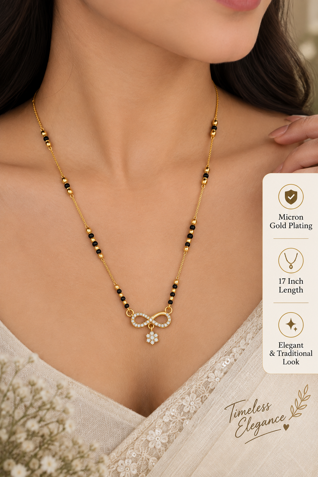 Maya Daily Wear Mangalsutra | Fynsia