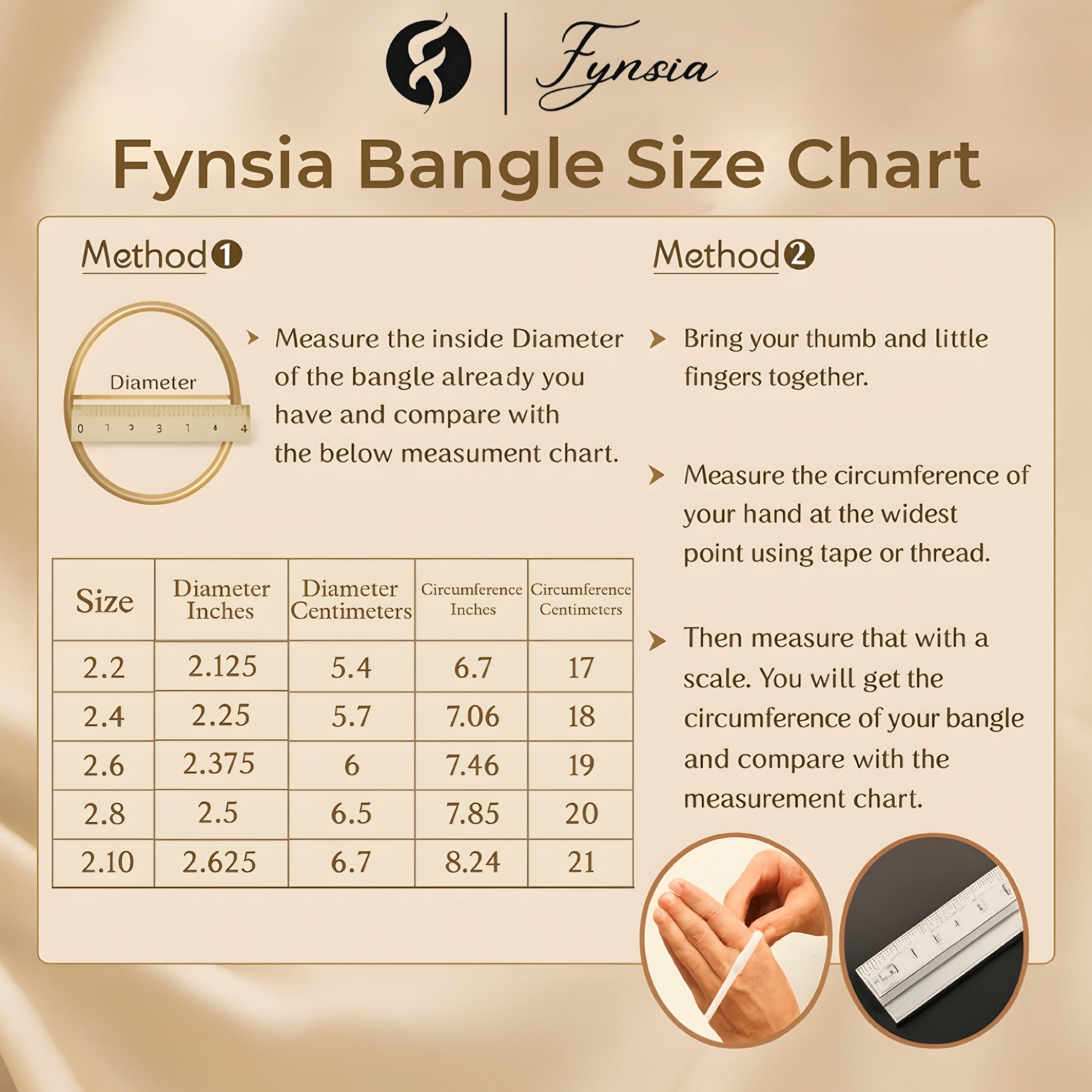 Golden Savian 2pc Bangles Set | Fynsia