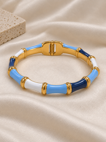 Shiba Golden Anti Tarnish Kada – Stainless Steel Bracelet | Fynsia