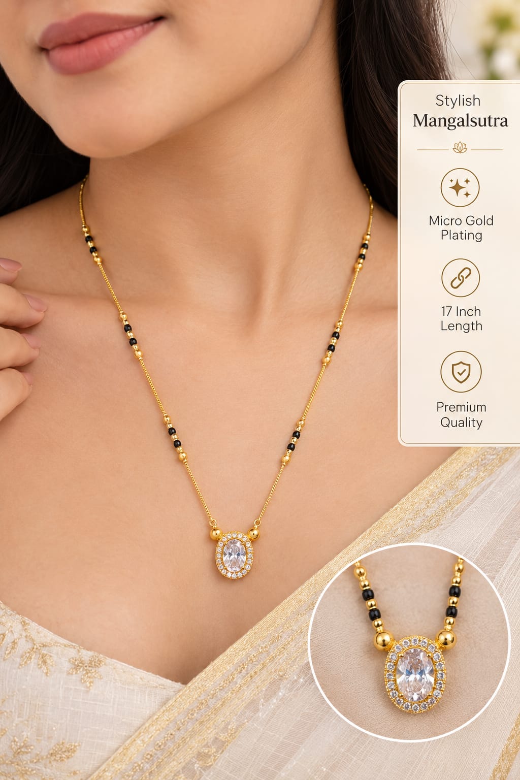 Chaya Daily Wear Mangalsutra | Fynsia