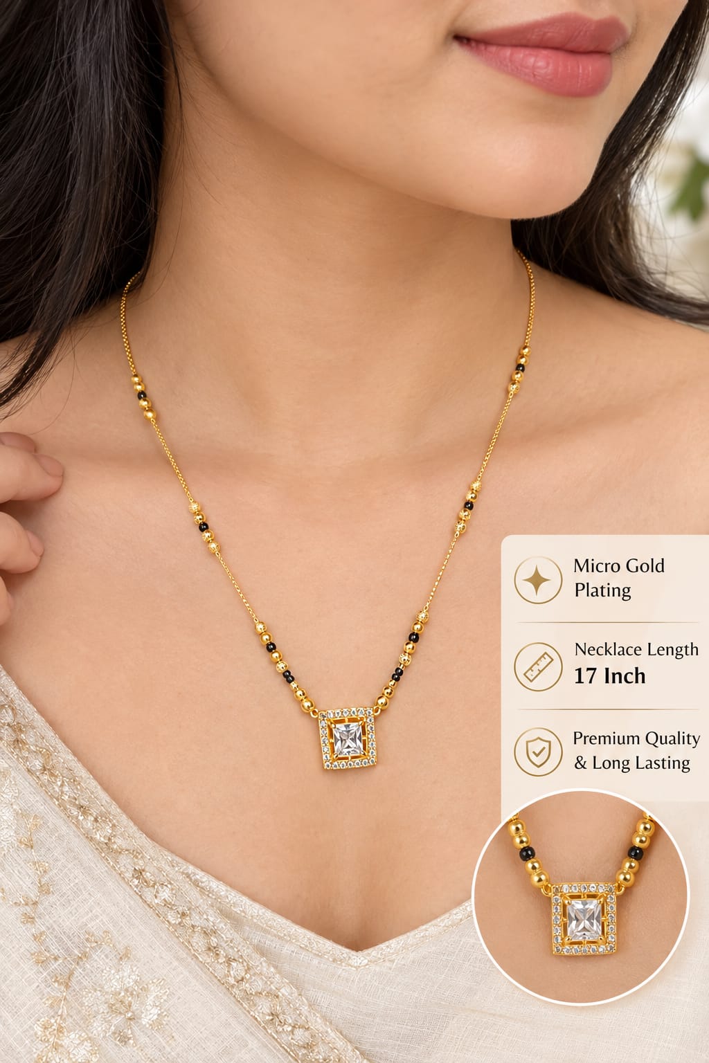 Janki Daily Wear Mangalsutra | Fynsia