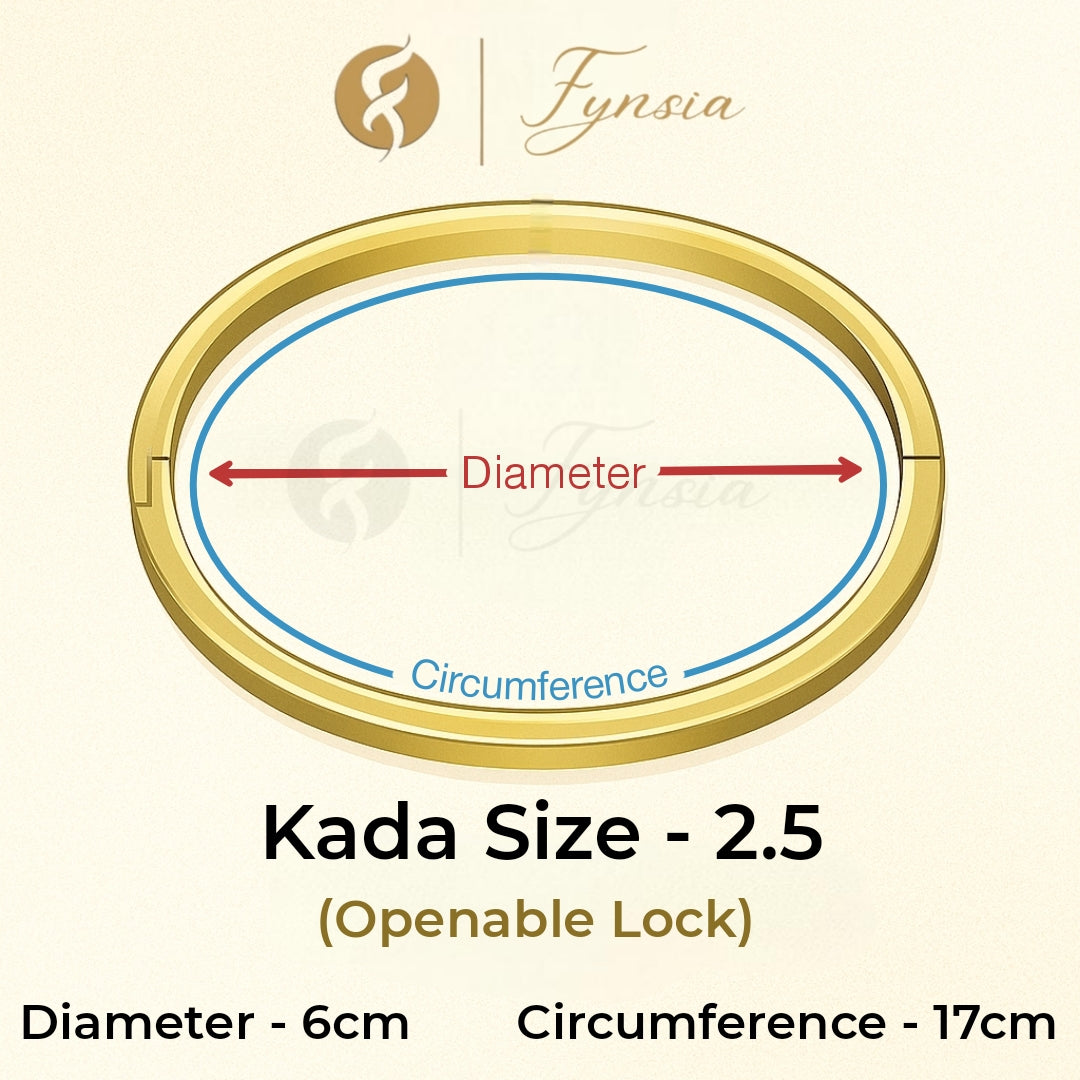 Rhea Rosegold Anti Tarnish Kada – Stainless Steel Bracelet | Fynsia