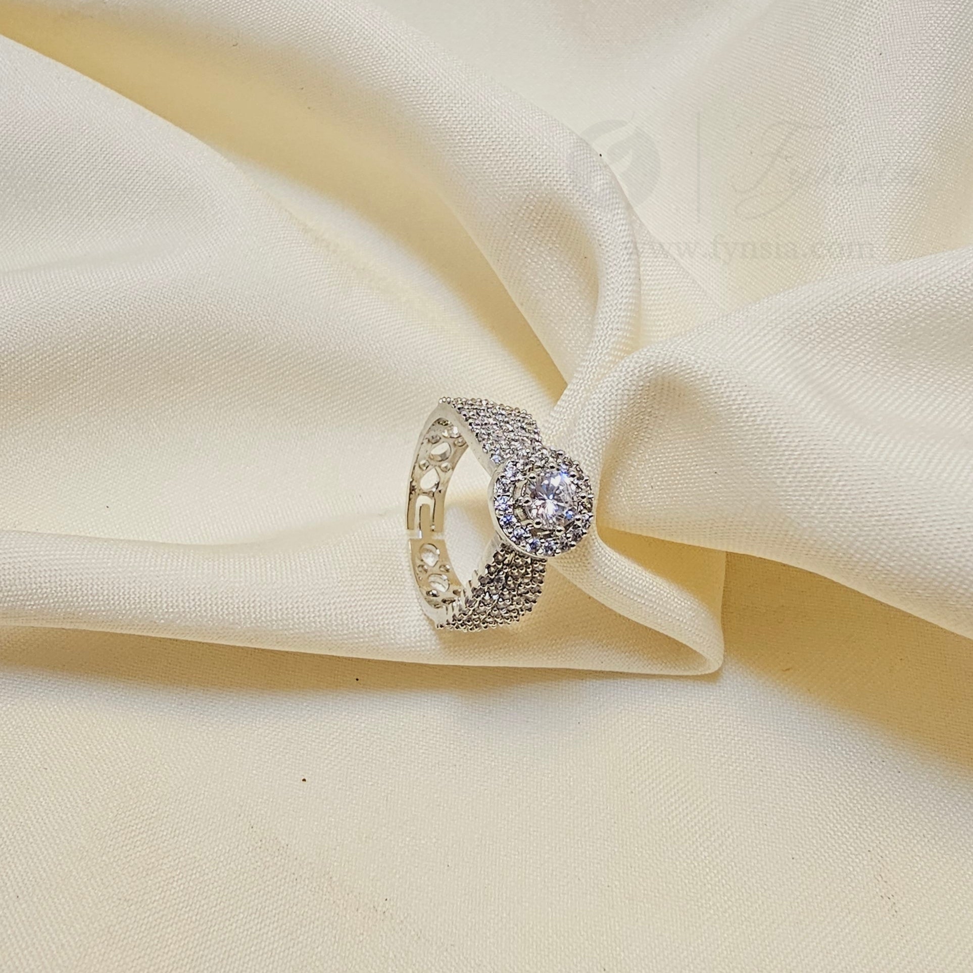 Kelly Silver Solitaire Propose Ring For Women - Anti Tarnish | Fynsia