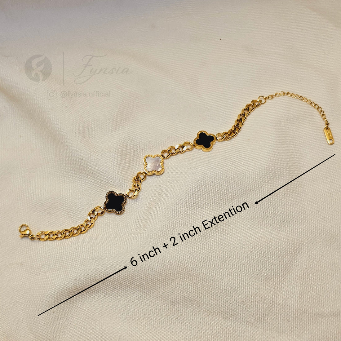 Riva 18k Gold Tone Stainless Steel Adjustable Bracelet - Anti Tarnish | Fynsia