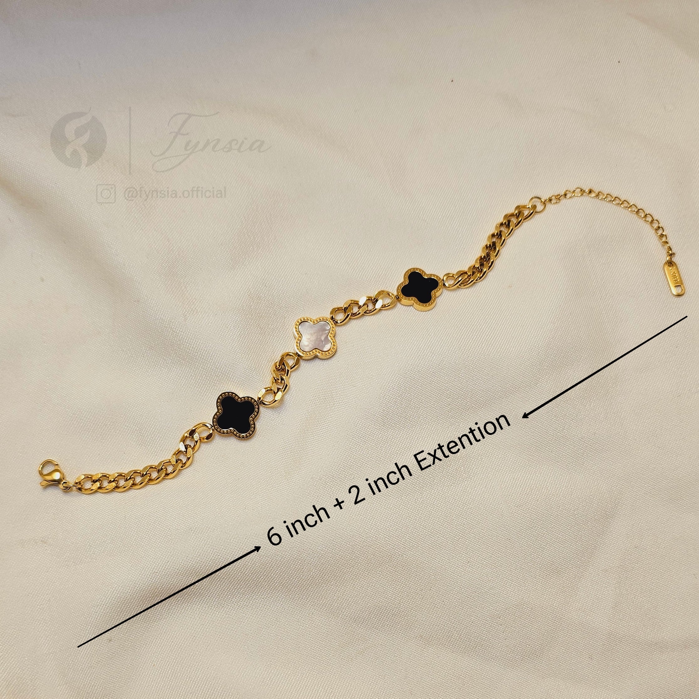 Riva 18k Gold Tone Stainless Steel Adjustable Bracelet - Anti Tarnish | Fynsia