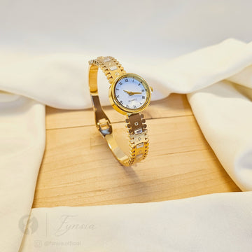 Midnight Golden Watch Kada – Premium Anti Tarnish Stainless Steel | Fynsia