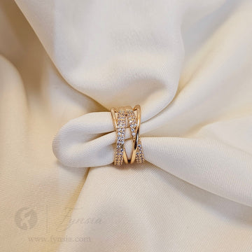 Katherine Gold Ring For Women - Anti Tarnish | Fynsia