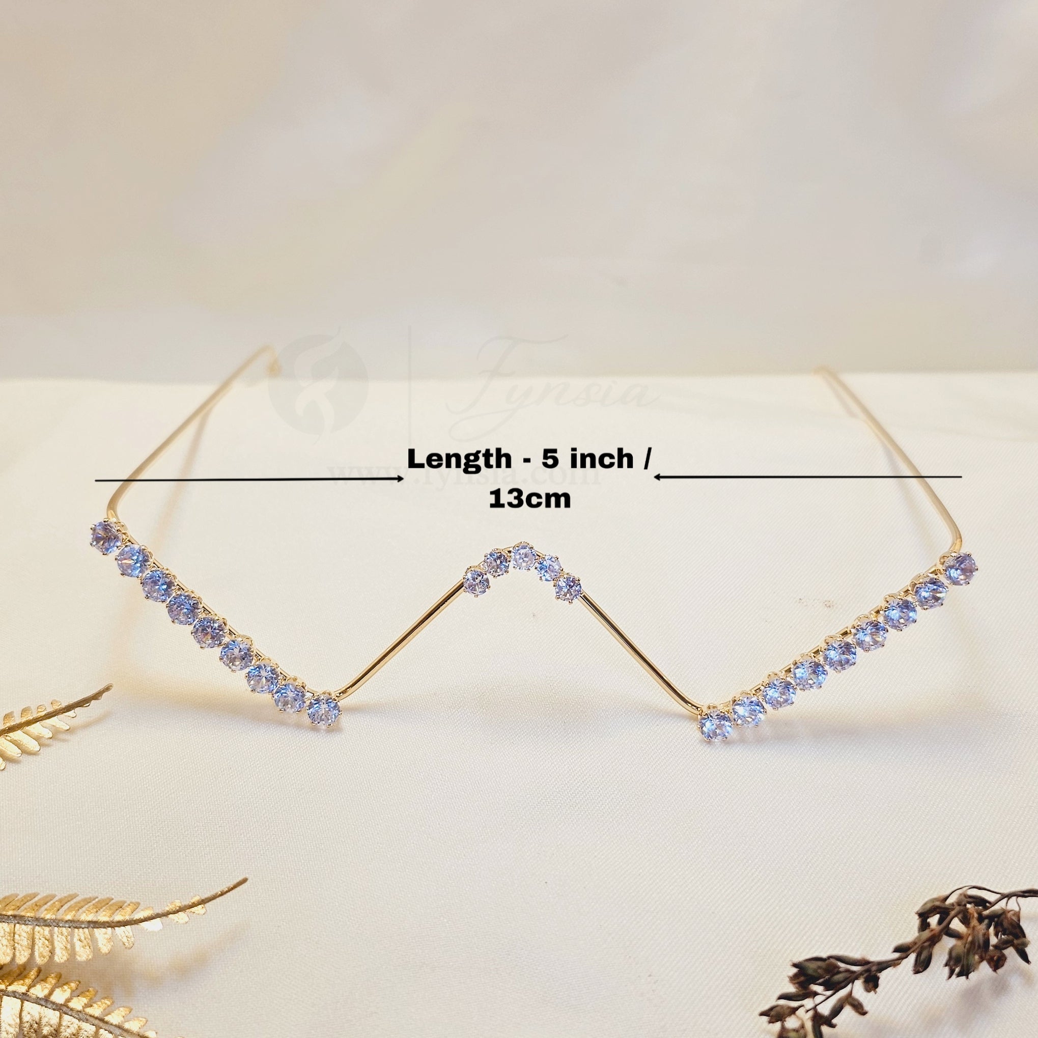 Radhika Zirconia Trendy Facelet | Fynsia