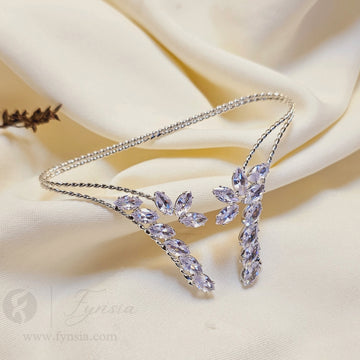 Farha Silver Handcuff - Anti-Tarnish | Fynsia