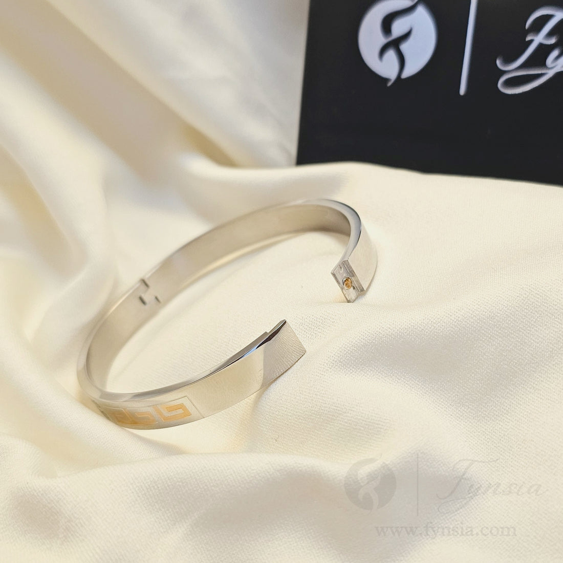 Rahul Men's Kada - Silver Tone | Fynsia