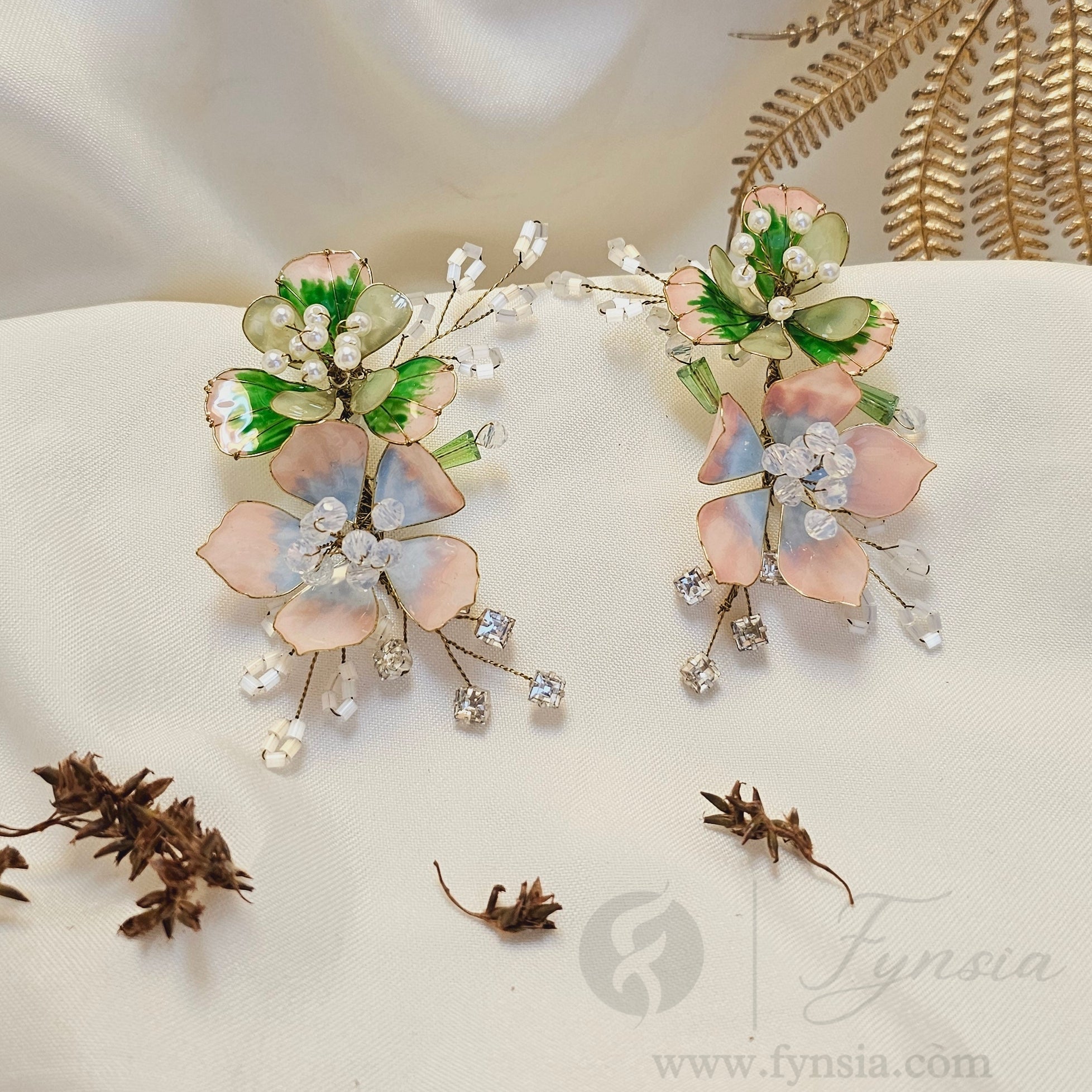 Diksha Premium Resin Earring - Handmade Custom Color | Fynsia