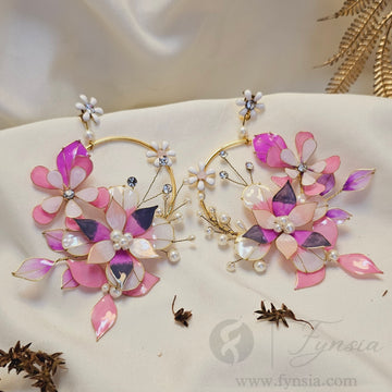 Jia Premium Resin Earring - Handmade Custom Color | Fynsia