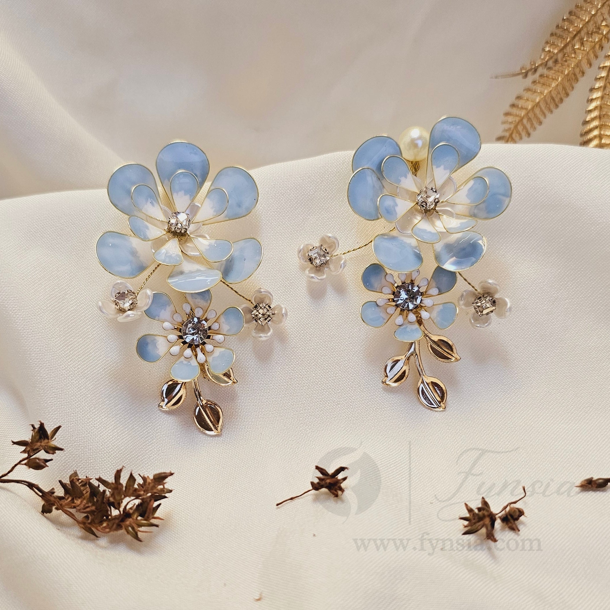 Hayat Premium Resin Earring - Handmade Custom Color | Fynsia
