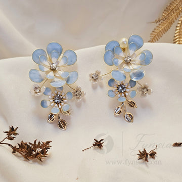 Hayat Premium Resin Earring - Handmade Custom Color | Fynsia