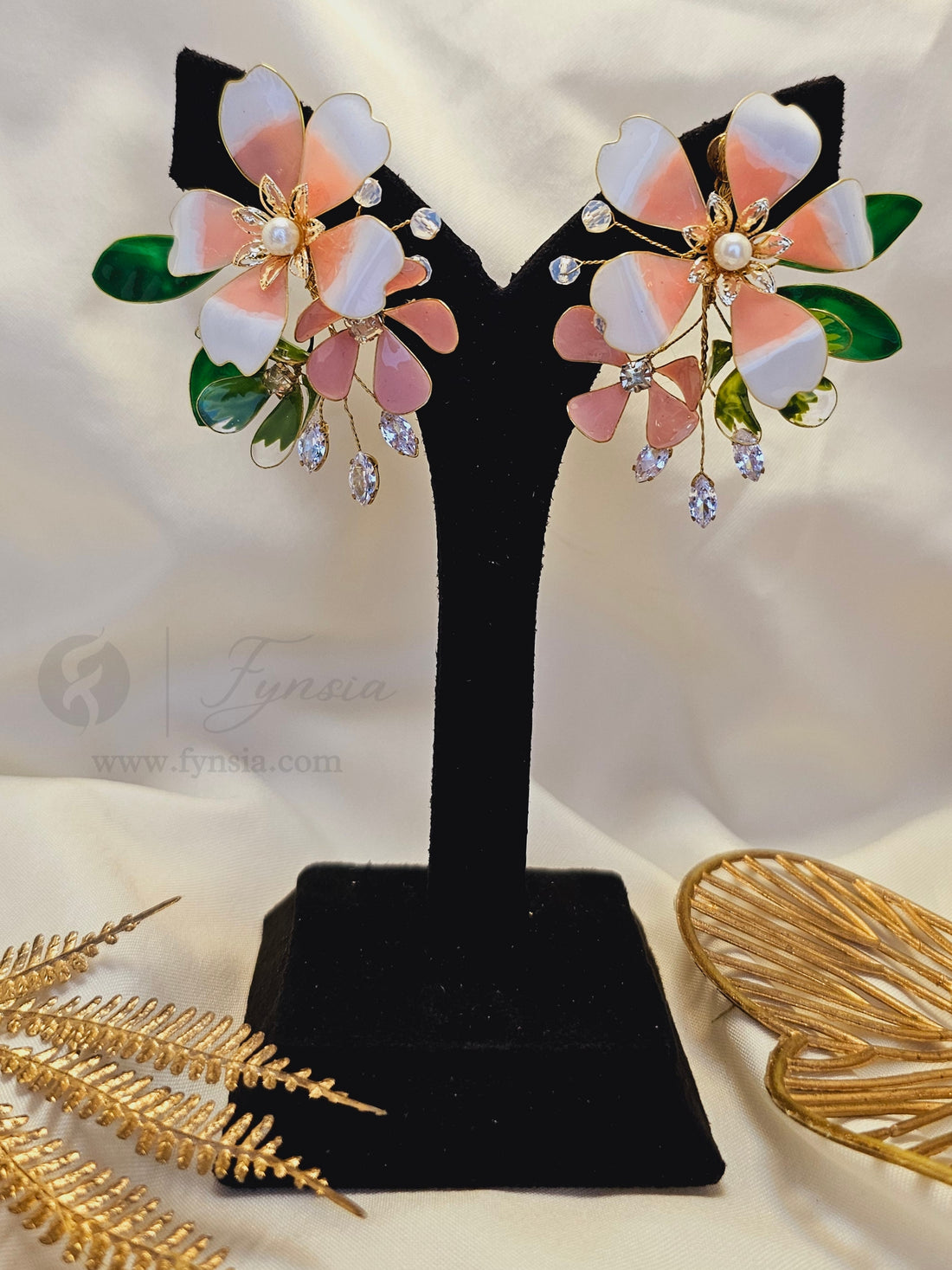 Kismat Premium Resin Earring - Handmade Custom Color | Fynsia