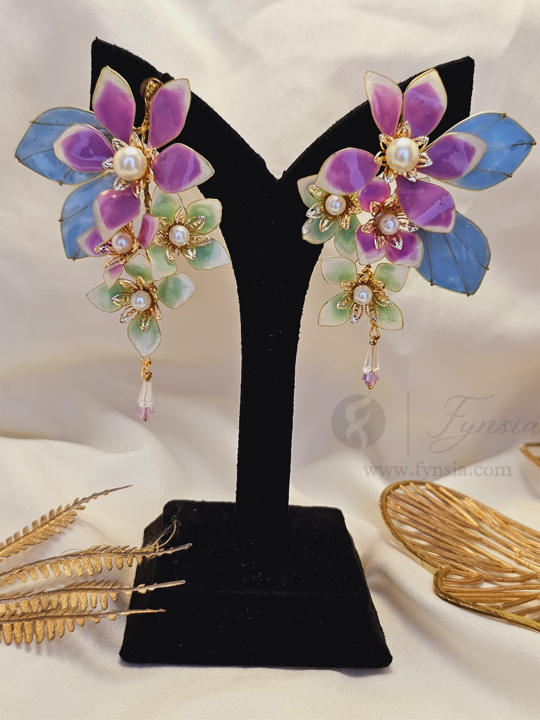 Heer Premium Resin Earring - Handmade Custom Color | Fynsia