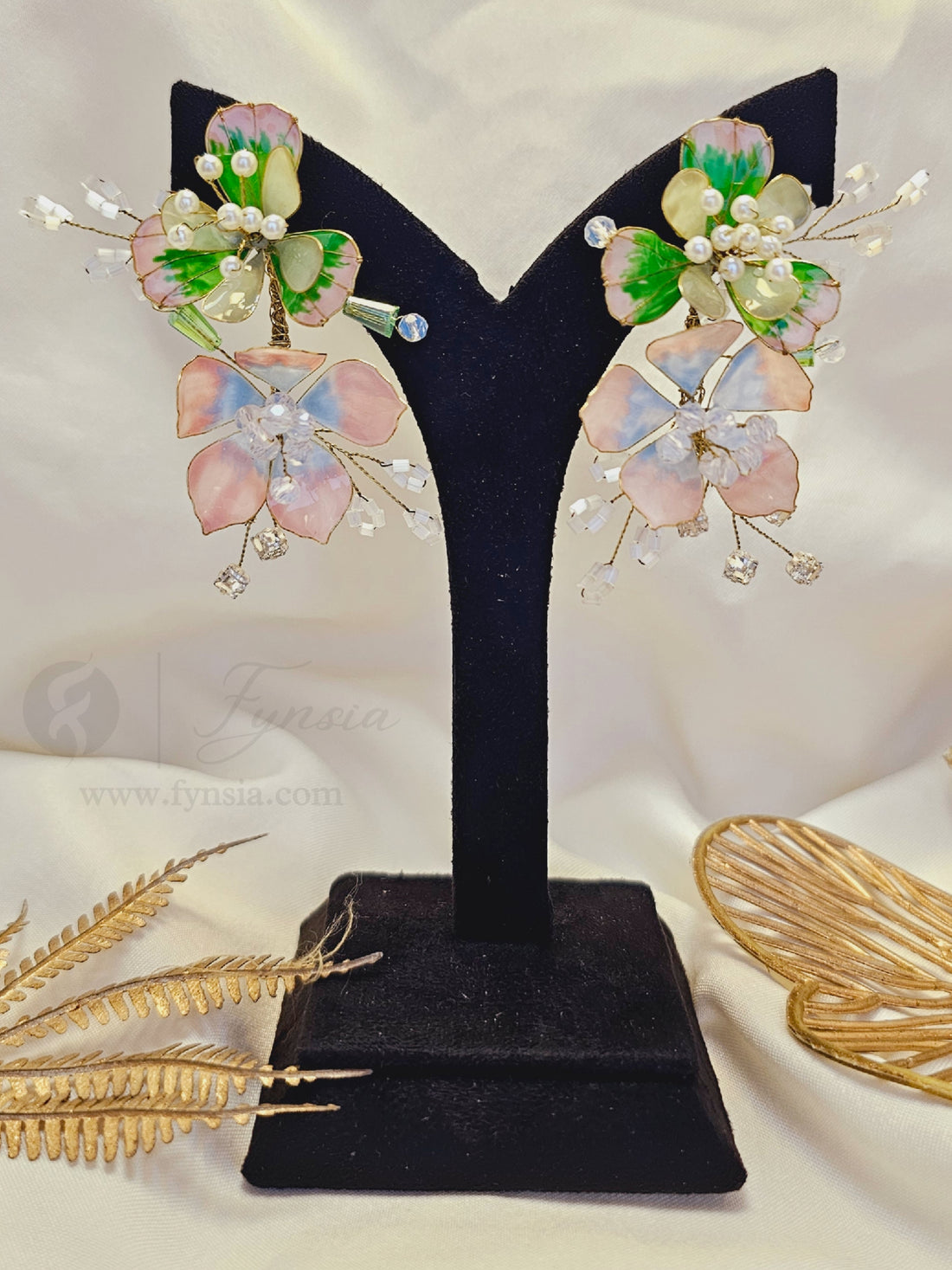 Diksha Premium Resin Earring - Handmade Custom Color | Fynsia