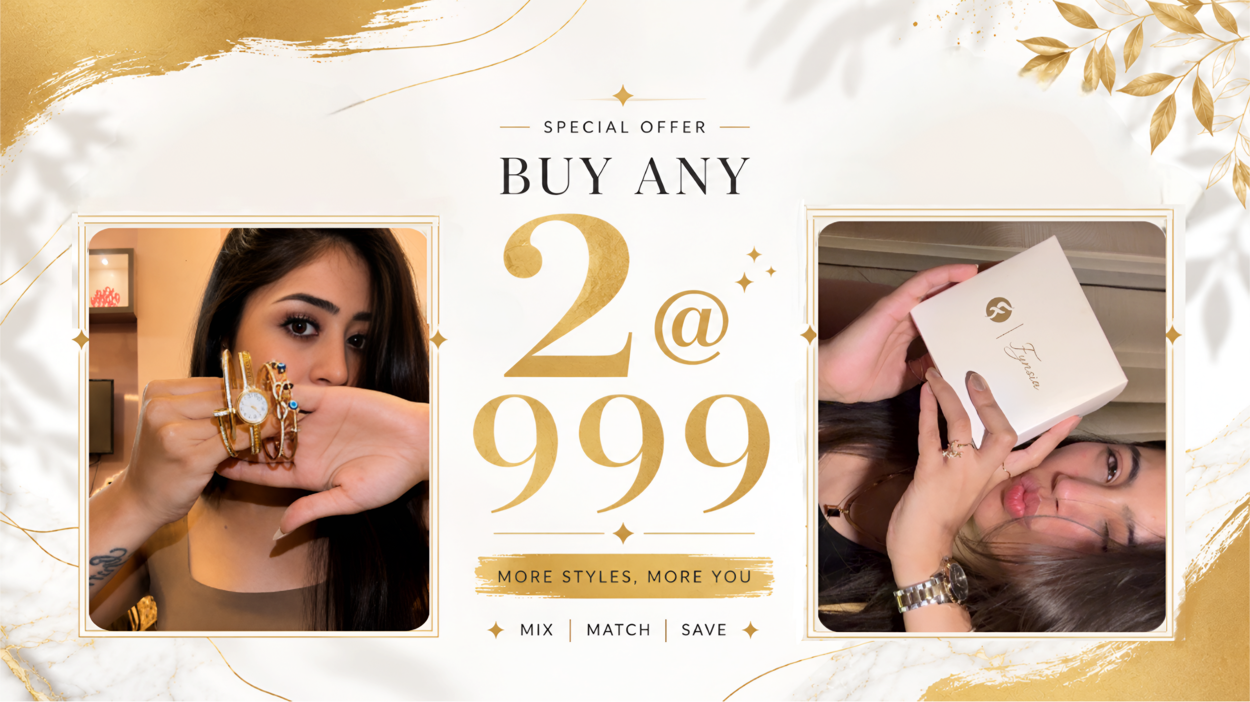 18k Gold Tone Starlet American Diamond Bangles For Girls And Women