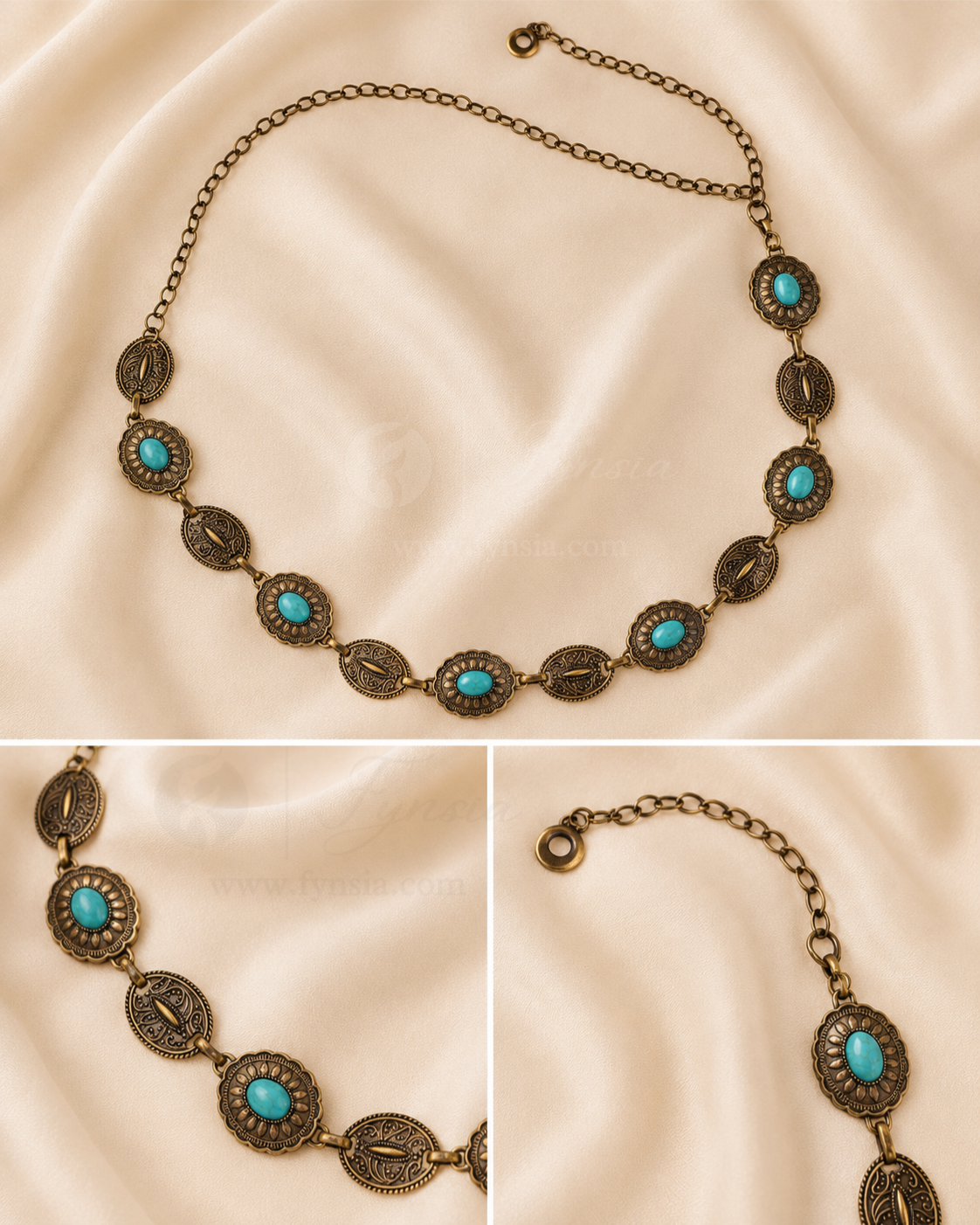 Zenith Golden Waist Chain – Anti-Tarnish | Waist Belt | Fynsia