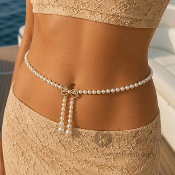Julie Golden Waist Chain – Anti-Tarnish | Waist Belt | Fynsia