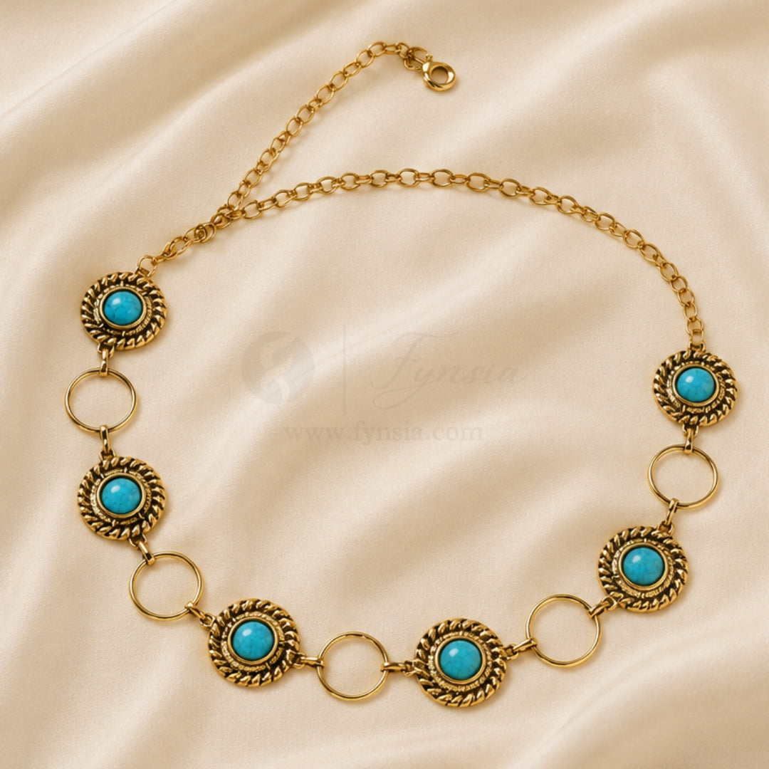 Kylie Golden Waist Chain – Anti-Tarnish | Waist Belt | Fynsia