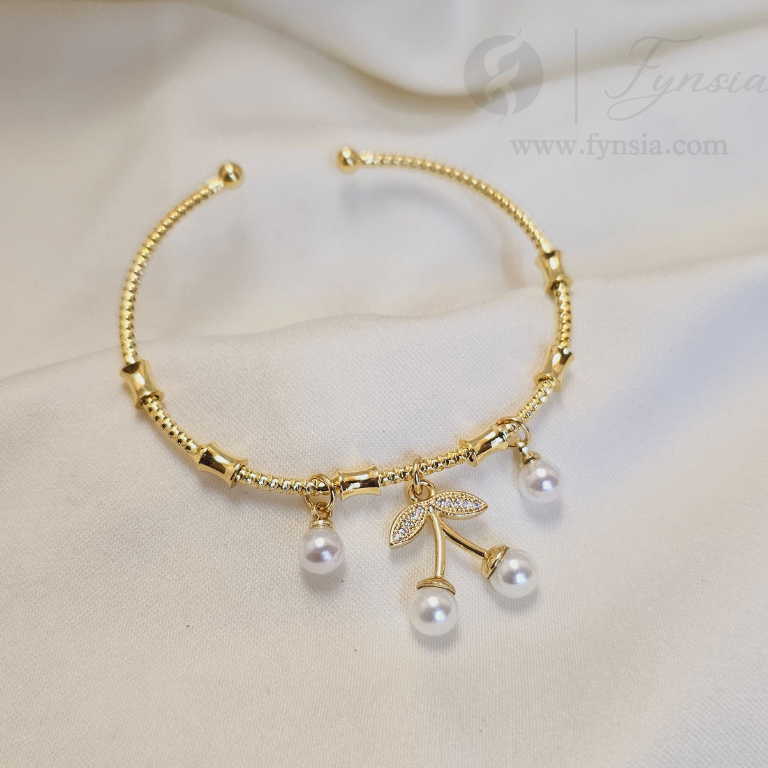 Bella Charms Anti Tarnish Bracelet – Stainless Steel Kada | Fynsia
