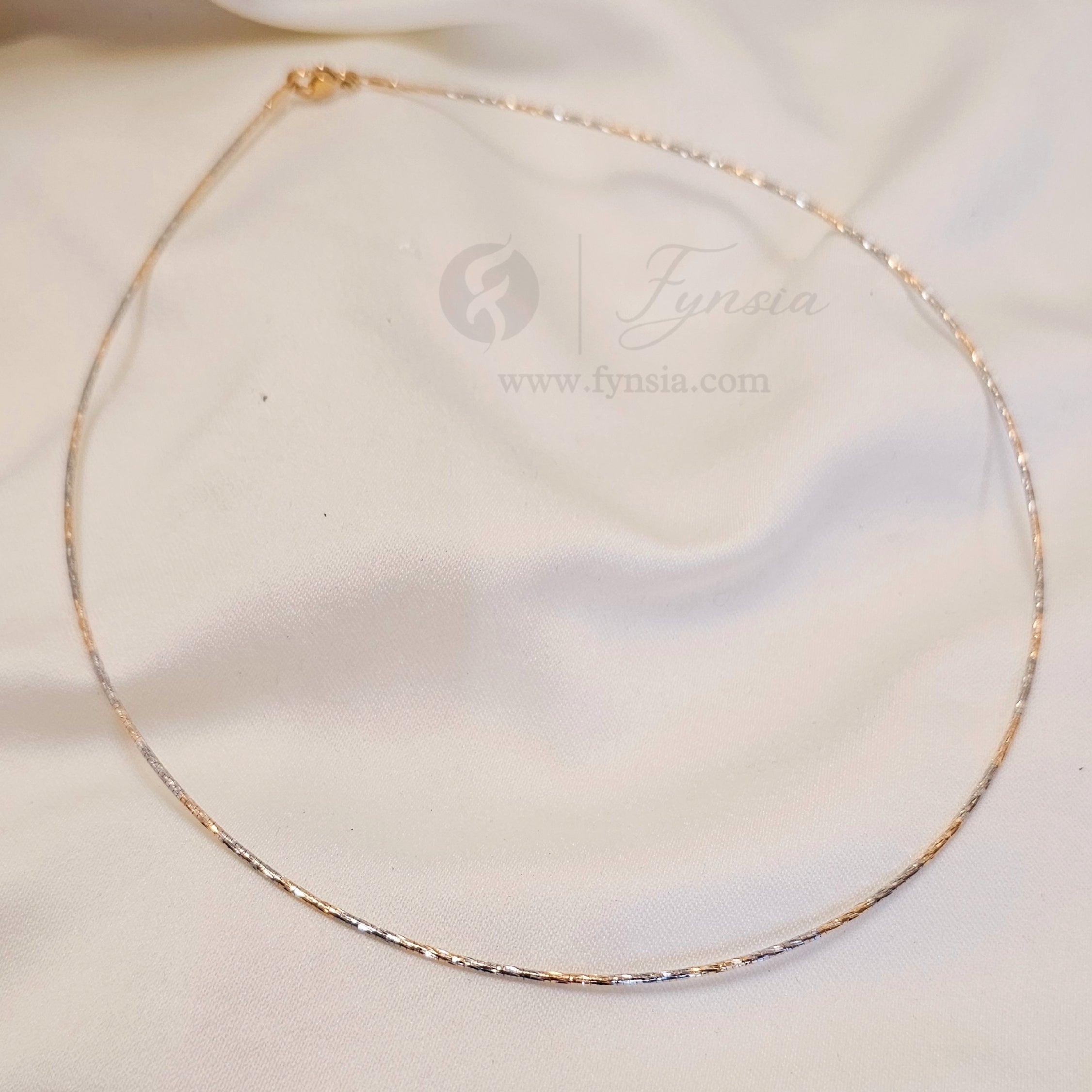 Xuping Diamond Cut Snake Neckchain – Demi-Fine Jewelry | Fynsia