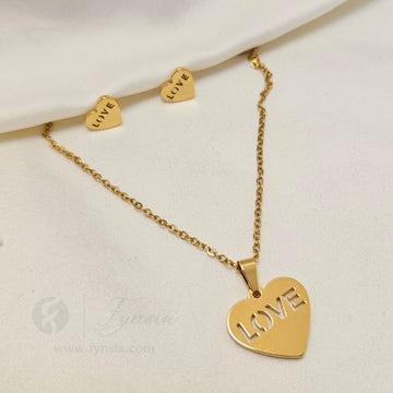 SALE ANTI-TARNISH PENDANT SET - 90 | Fynsia