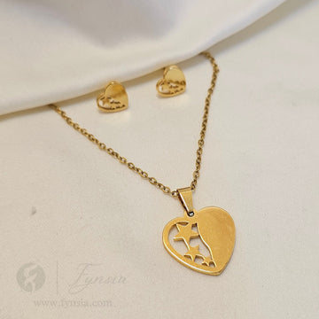 SALE ANTI-TARNISH PENDANT SET - 2 | Fynsia