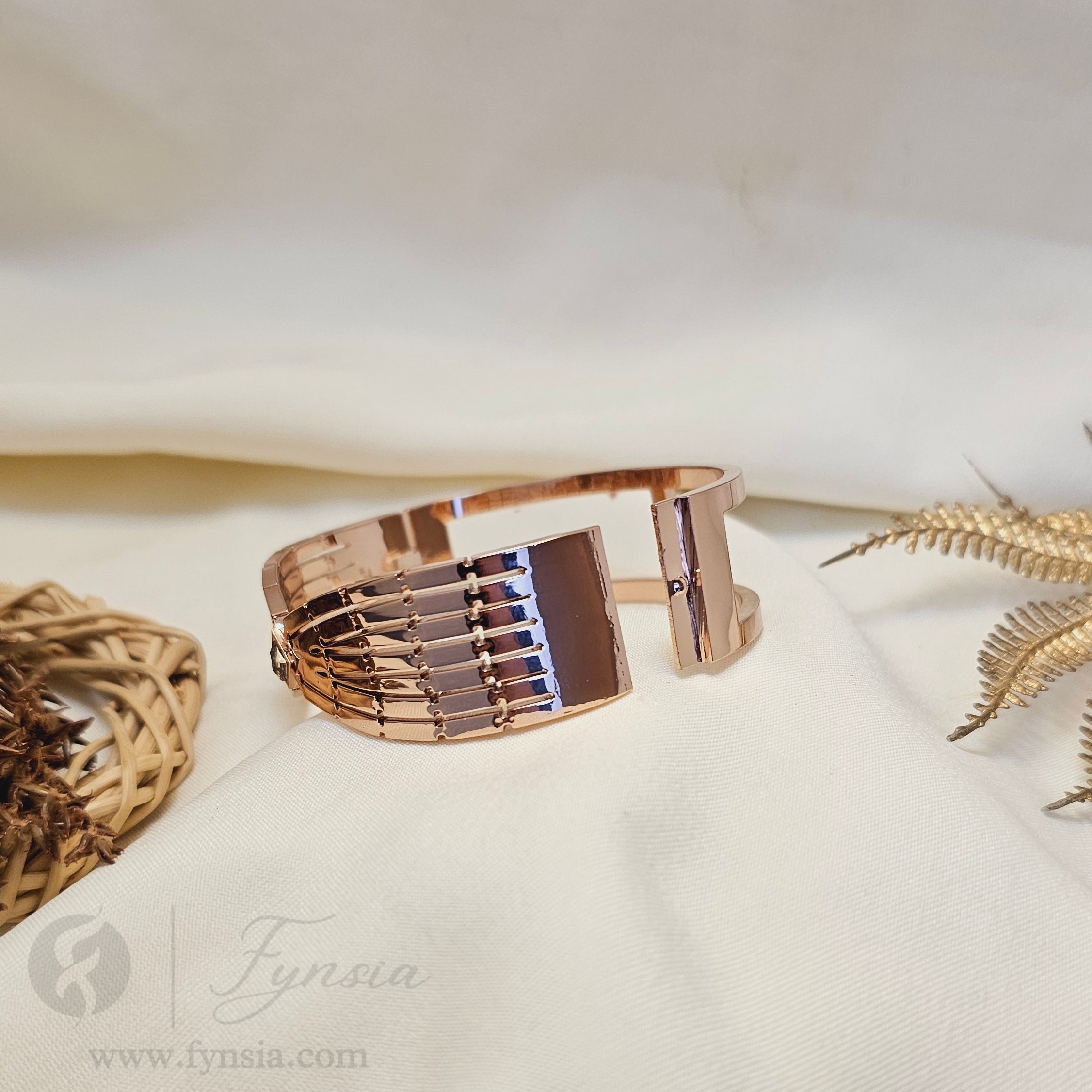 Riva Anti Tarnish Kada – Stainless Steel Bracelet | Fynsia