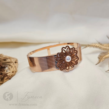 Ziva Anti Tarnish Kada – Stainless Steel Bracelet | Fynsia