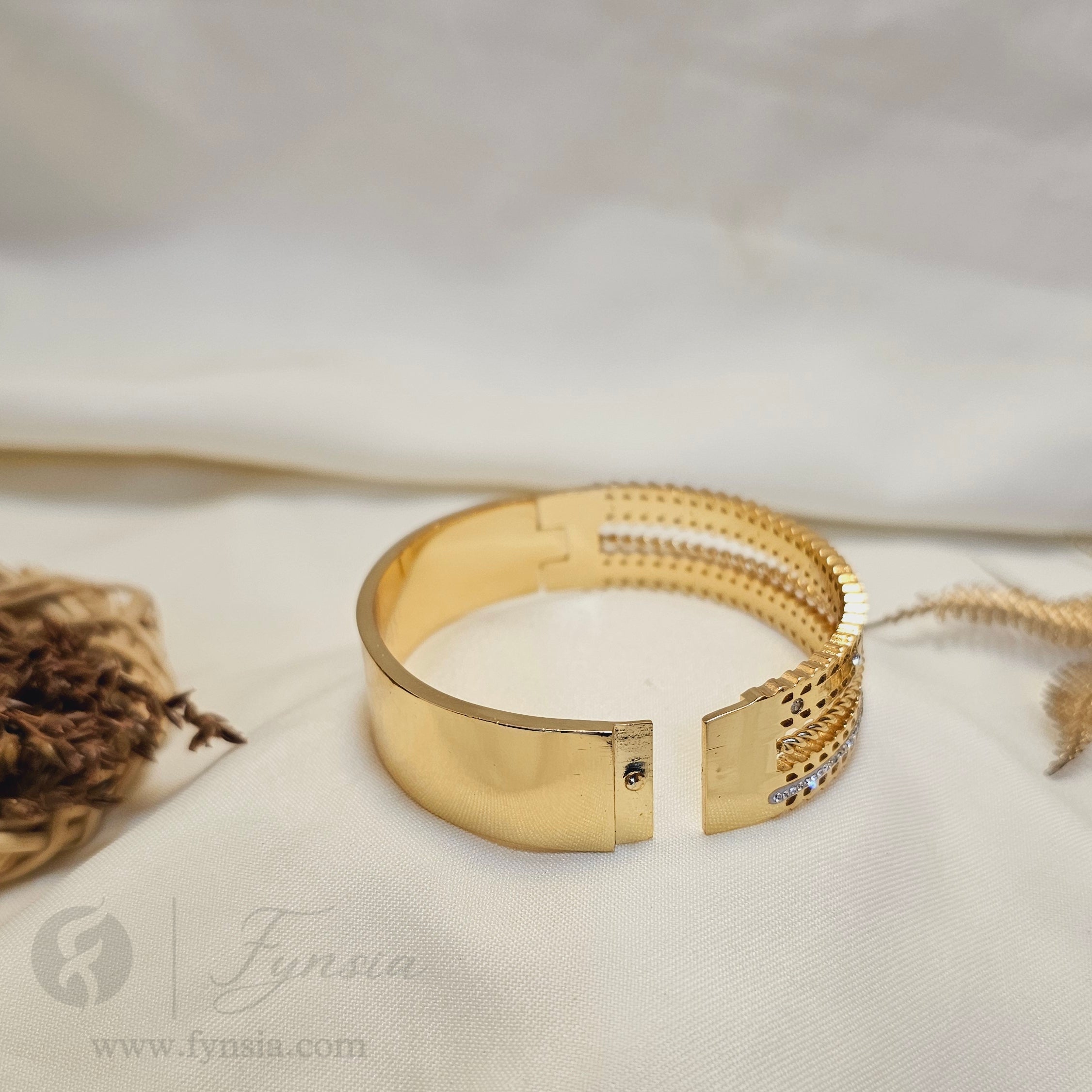 Amara Anti Tarnish Kada – Stainless Steel Bracelet | Fynsia