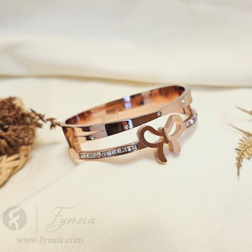 Rhea Anti Tarnish Kada – Stainless Steel Bracelet | Fynsia