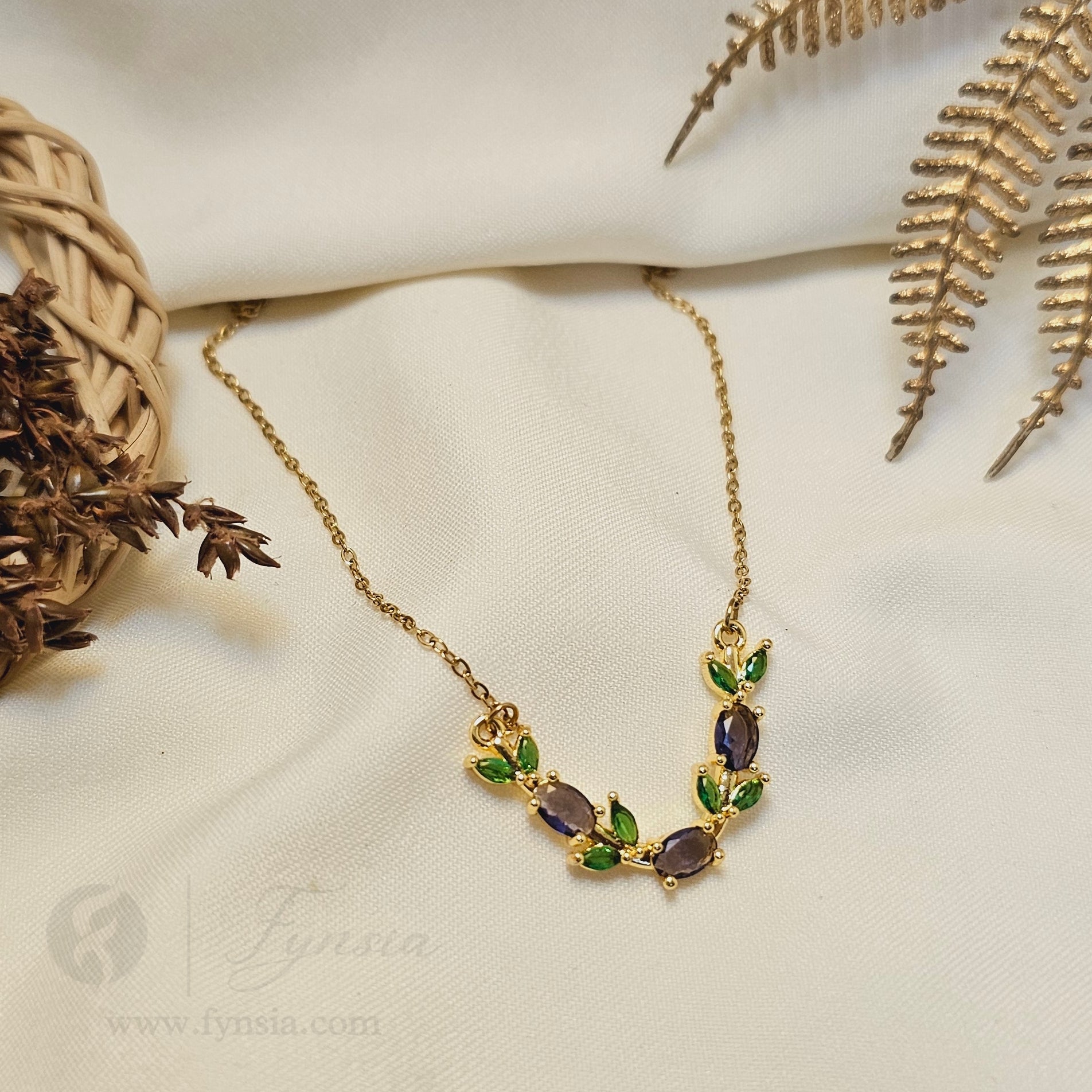 Veya Neckchain – 18K Gold Tone Stainless Steel | Fynsia