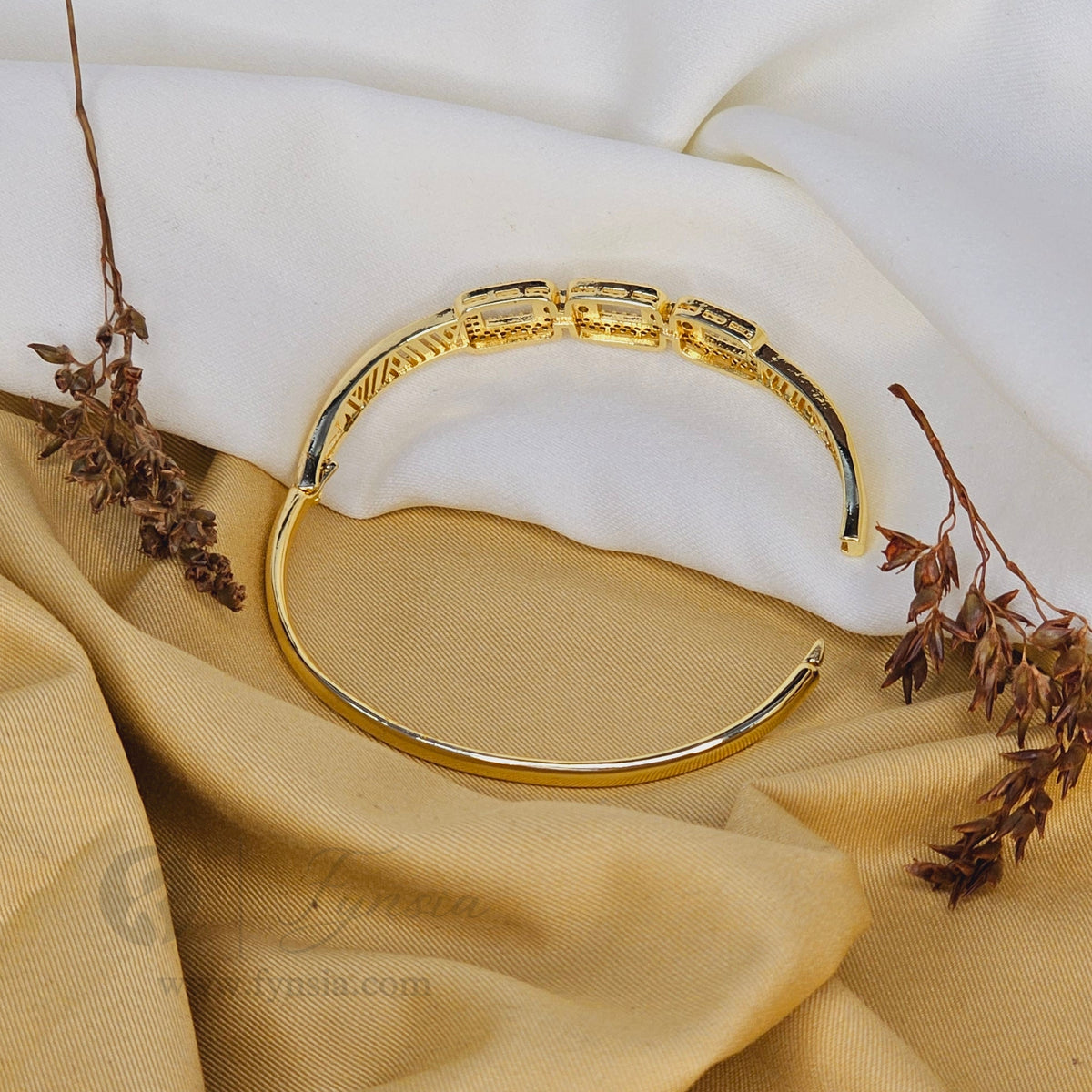 Bella Anti Tarnish Bracelet – Stainless Steel Kada | Fynsia