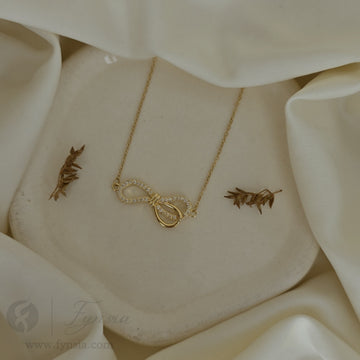 Maria Neckchain – 18K Gold Tone Stainless Steel | Fynsia