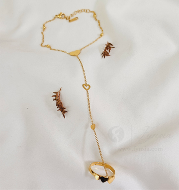 Juliet Golden Handcuff - Anti-Tarnish | Fynsia