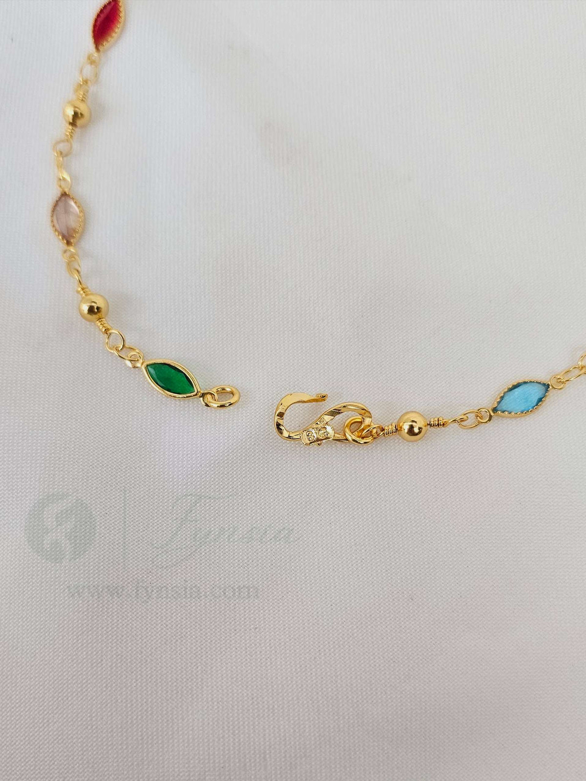 Preet 23 Karat Micro Gold Plated Long Chain | 3 Months Guarantee Plating | Fynsia