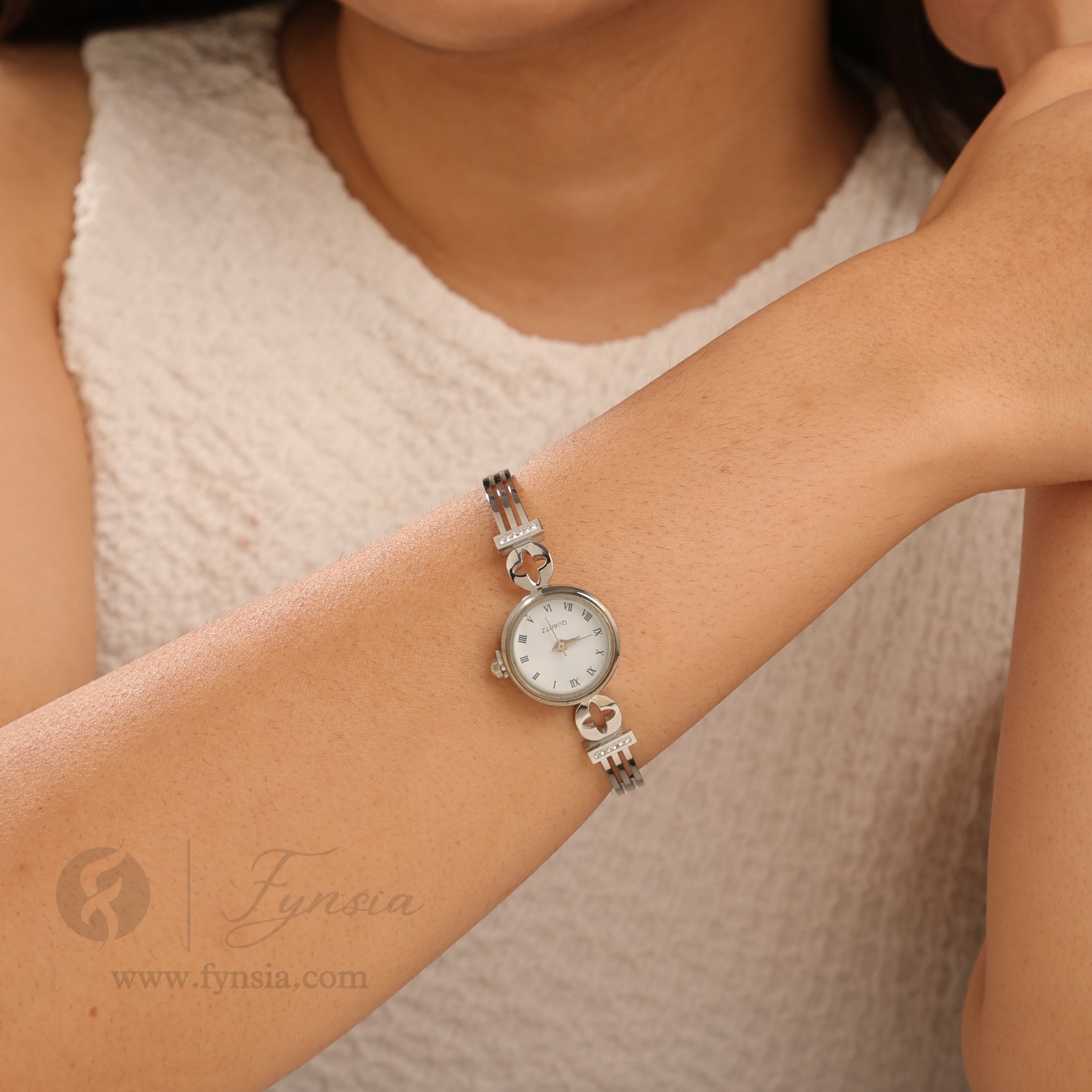 Classic Steel Silver Watch Kada – Luxury Stainless Steel Openable Kada | Fynsia