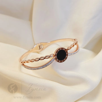 Eira Rosegold Anti Tarnish Kada – Stainless Steel Bracelet | Fynsia