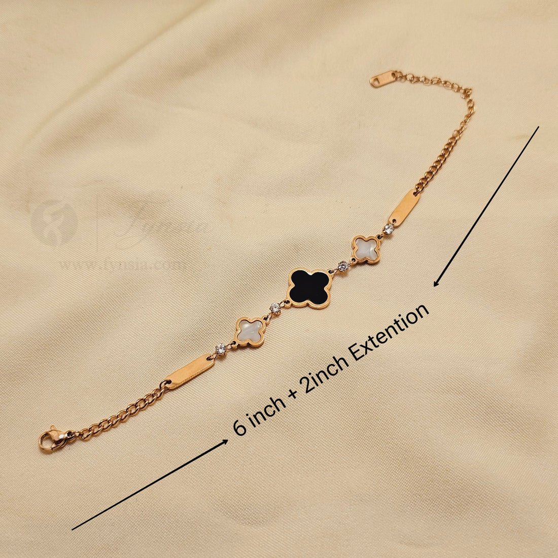 Tishu 18k Rosegold Tone Stainless Steel Adjustable Bracelet - Anti Tarnish | Fynsia