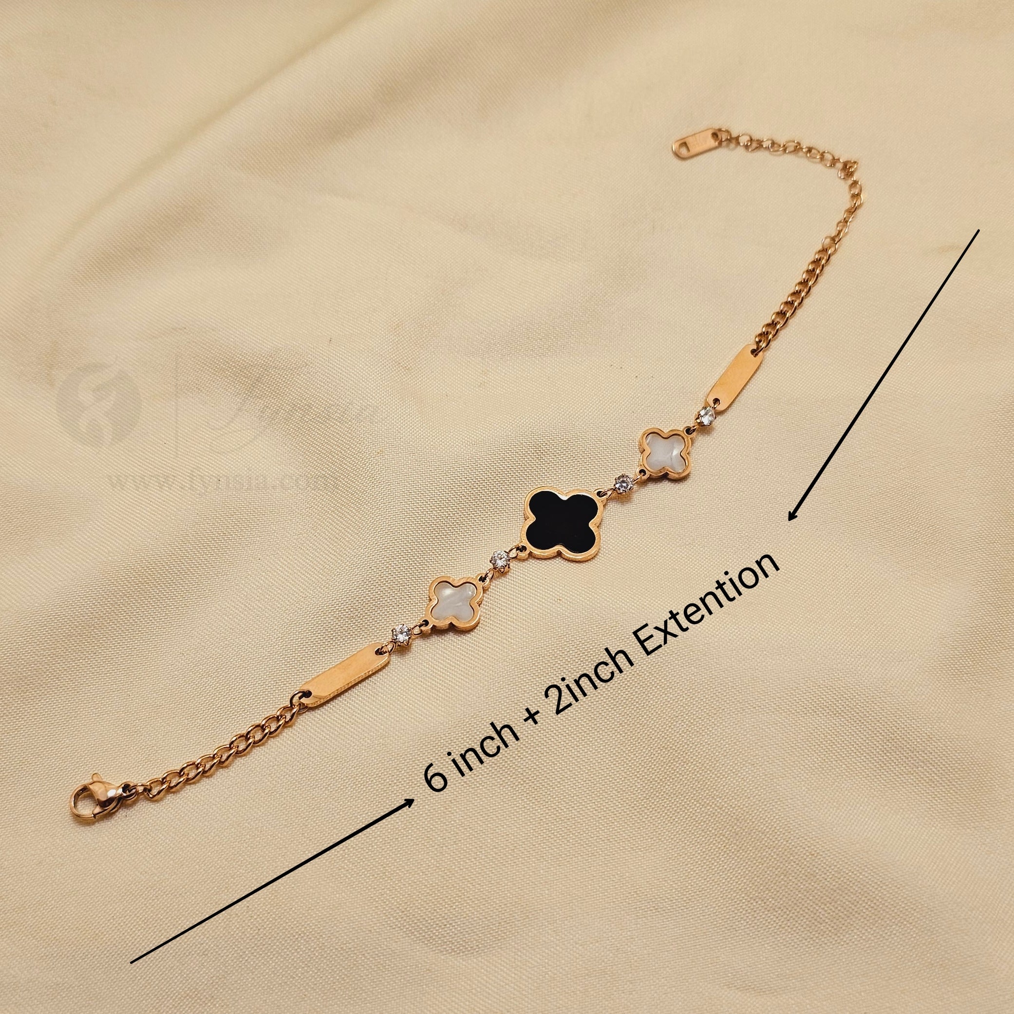 Tishu 18k Rosegold Tone Stainless Steel Adjustable Bracelet - Anti Tarnish | Fynsia