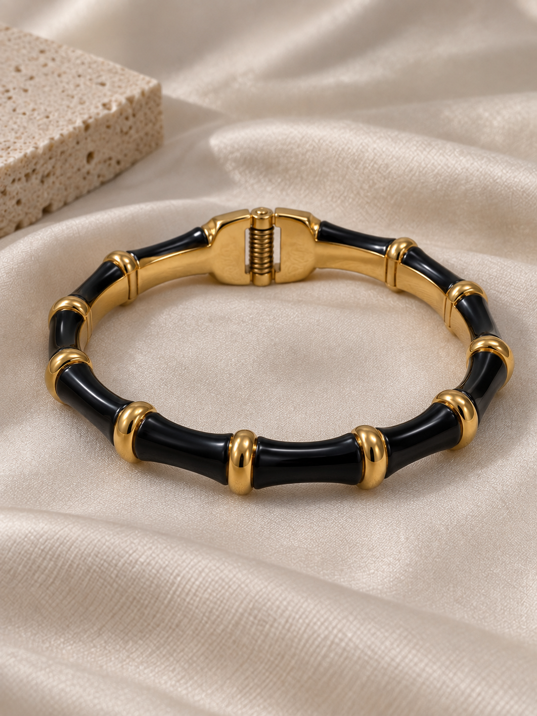 Rifat Golden Anti Tarnish Kada – Stainless Steel Bracelet | Fynsia