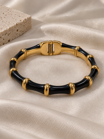 Rifat Golden Anti Tarnish Kada – Stainless Steel Bracelet | Fynsia