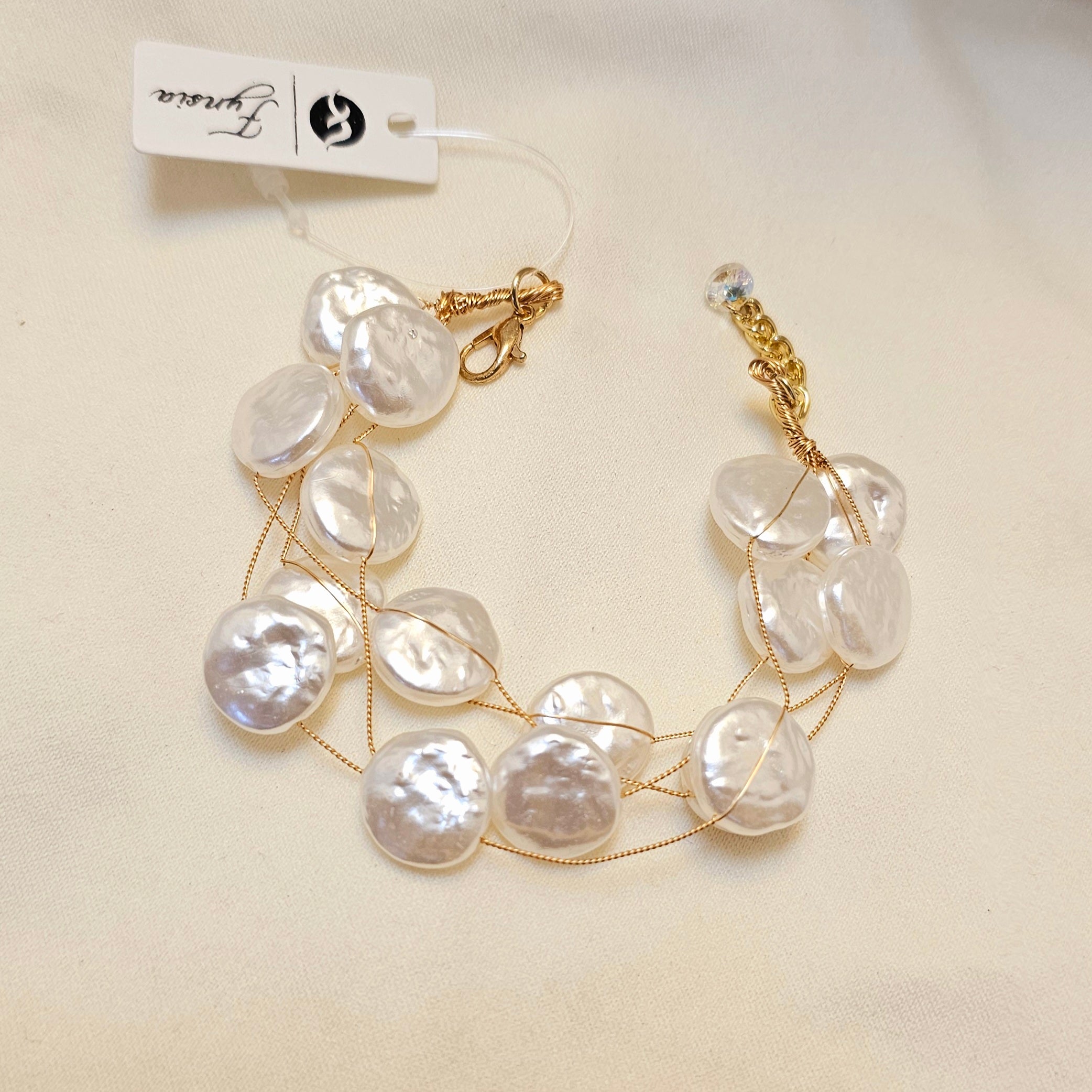 SALE PEARL BRACELET KADA - 78 | Fynsia