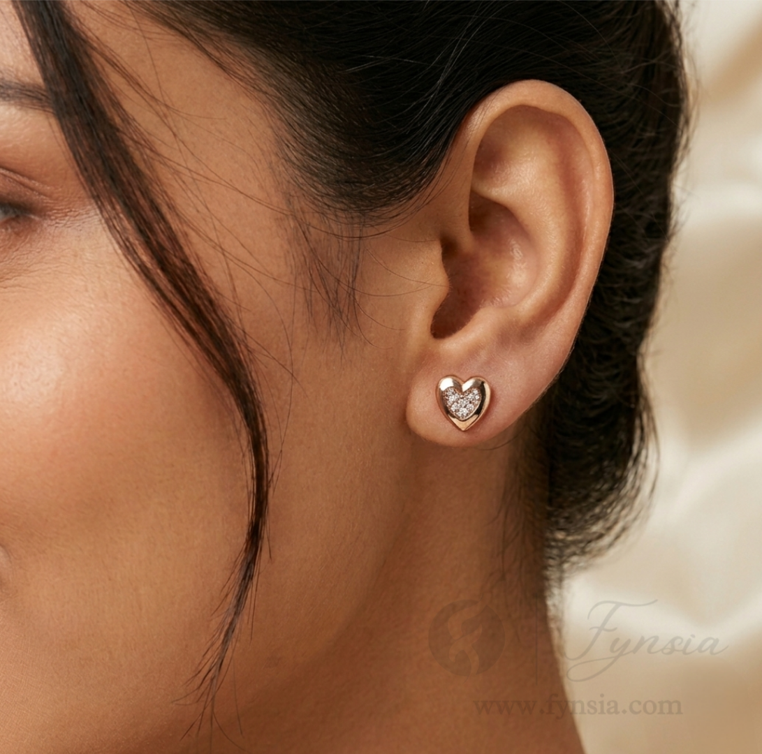 Ismera Premium Zirconia Earring Studs | Anti-Tarnish - Daily Wear |  Fynsia