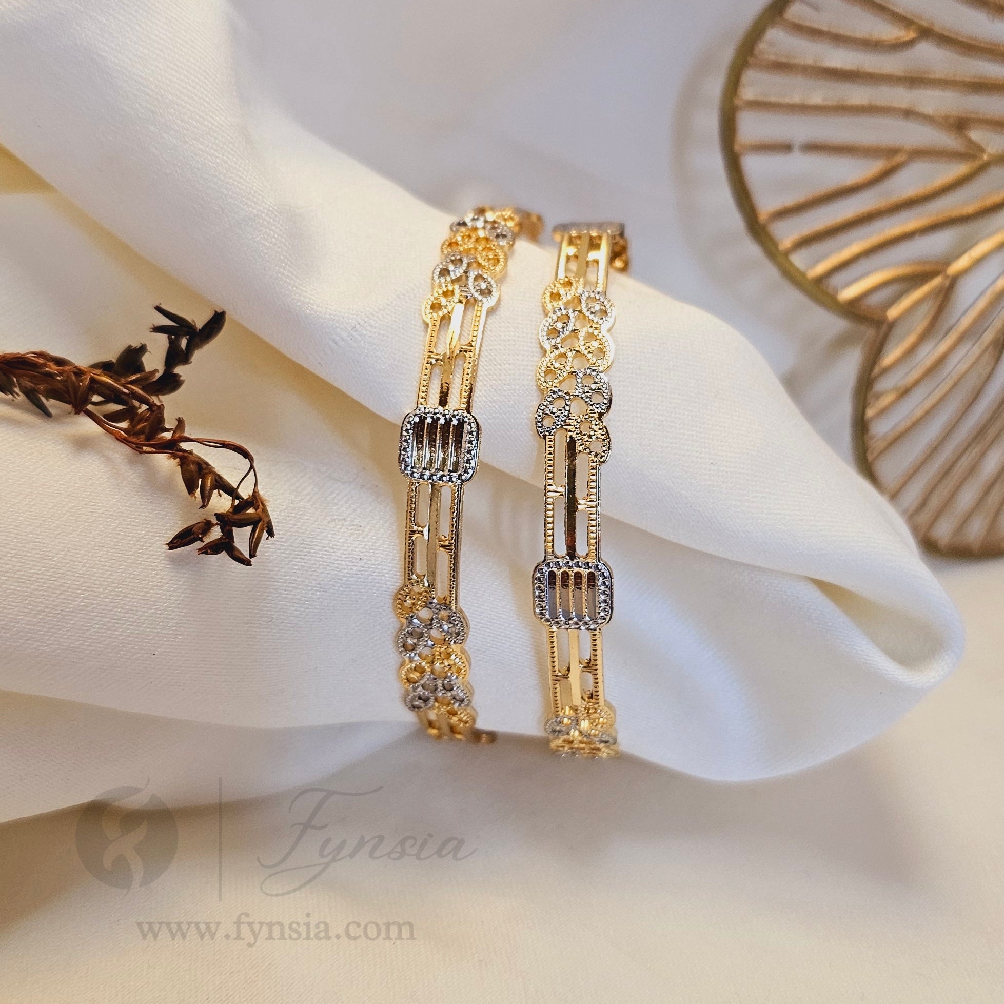 Simone Daily Wear 2pc Bangles | Fynsia