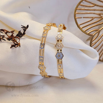 Claire Daily Wear 2pc Bangles | Fynsia