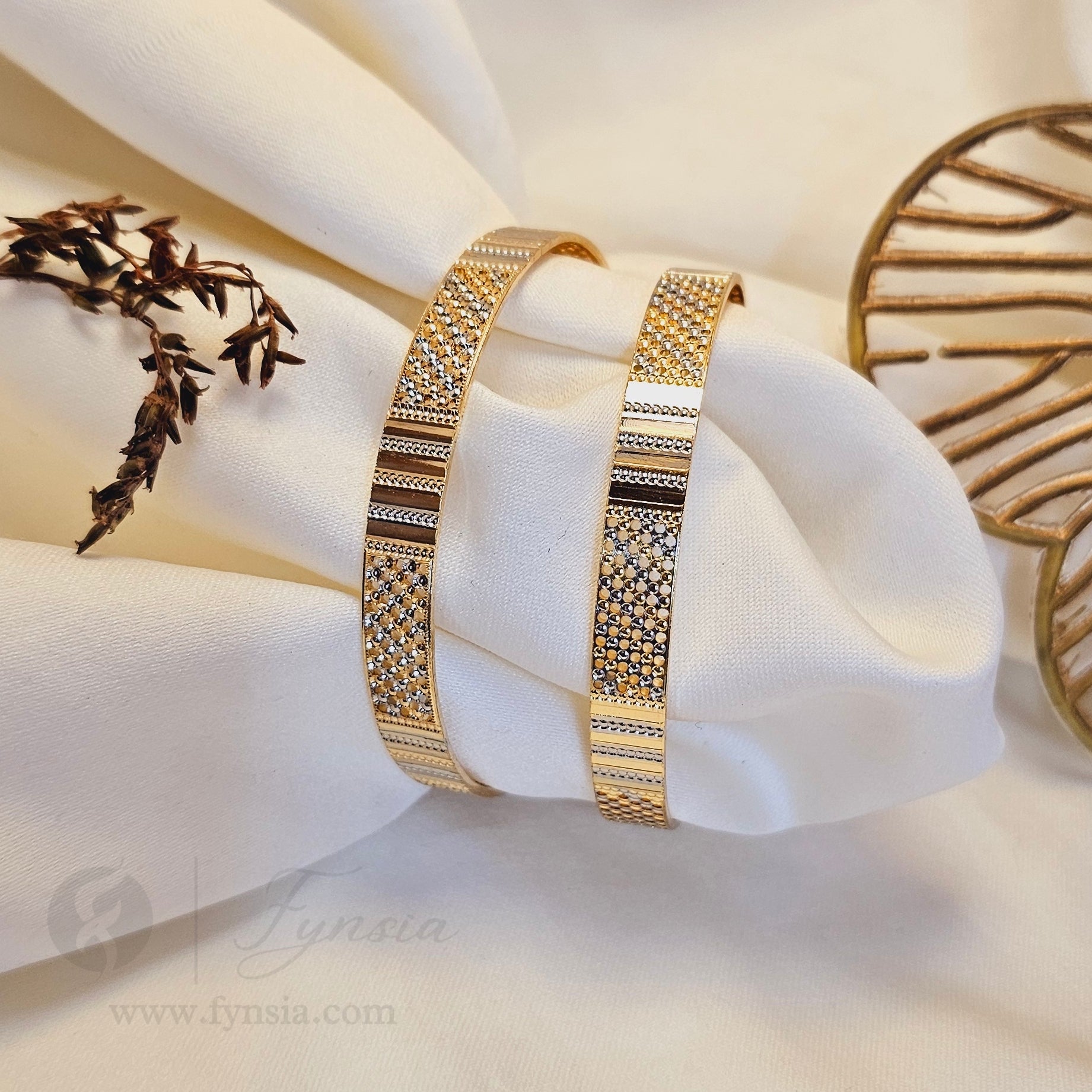 Farheen Daily Wear 2pc Bangles | Fynsia